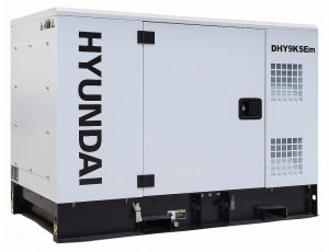Hyundai DHY9KSEm 8.8kW / 11kVA Single Phase Diesel Generator